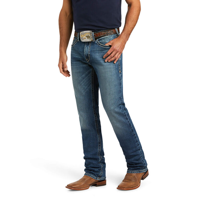 Ariat Jeans Herren - M2 Traditional Relaxed Stretch Wilson Stackable Boot Cut Blau ( YLAVI-8072 )